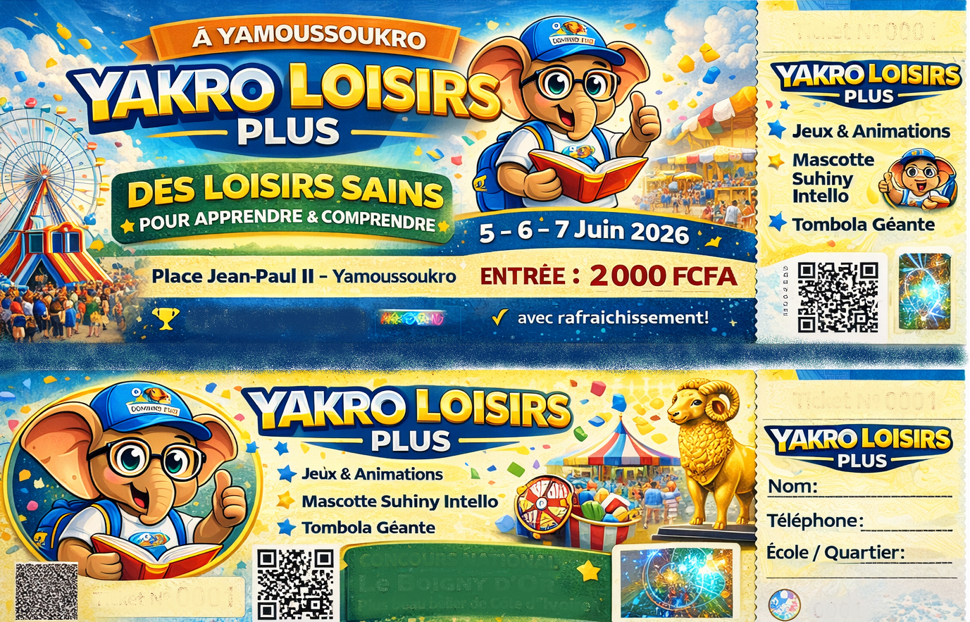 Formule VIP Yakro Loisirs Plus